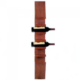 Accent Plus Wall-Mounted Vertical Wood Wine Rack