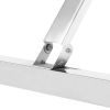 vidaXL Kitchen Folding Work Table 47.2"x24"x32" Stainless Steel