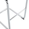 Bar chair modern design for dining and kitchen barstool with metal legs set of 4 (Grey)